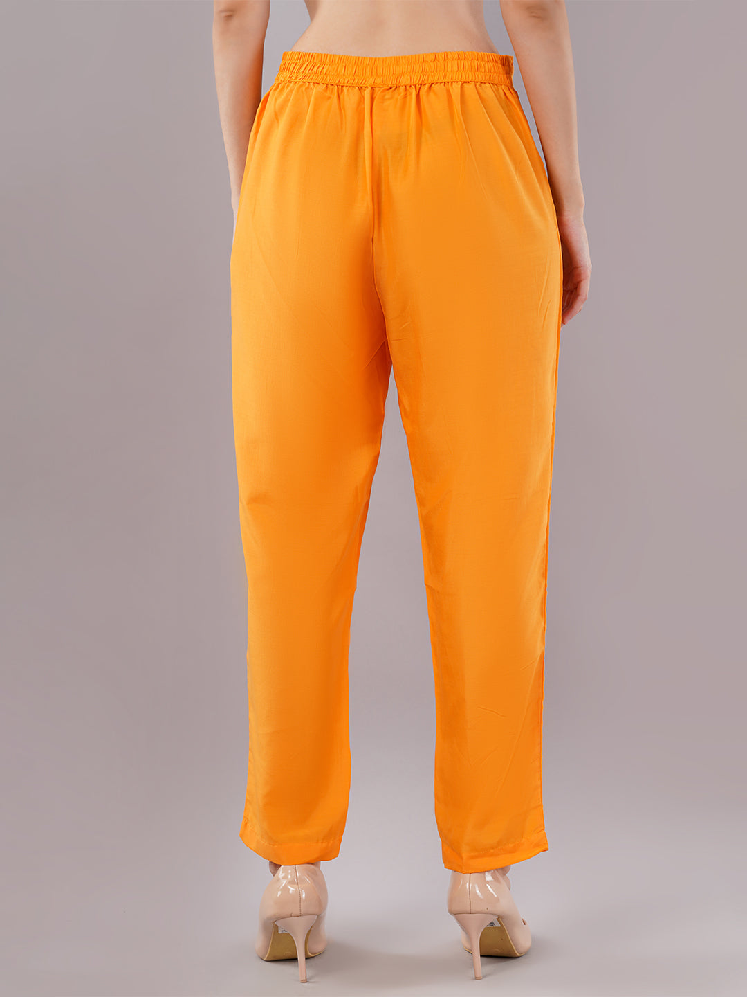 dhartii Elegant Yellow Sequin Embroidered Floral Print on Print Anarkali Set Dupatta and Embroidered Belt (4 Piece Set)