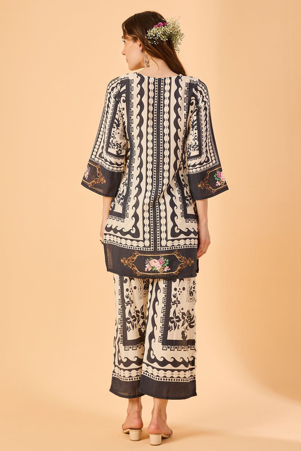 dhartii  Black Muse Printed Co-Ord Set